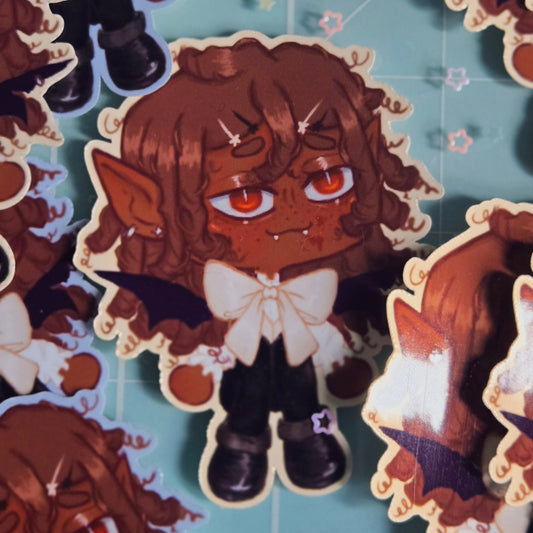 Chibi Vampire Wes Sticker