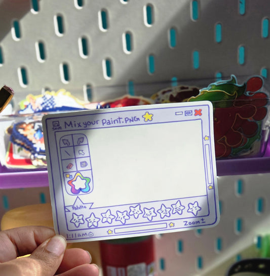 Mix Your Paint Palette Sticker