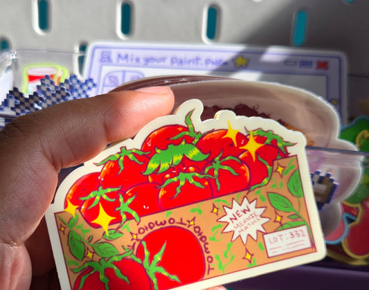Crate of Tomatoes Sticker