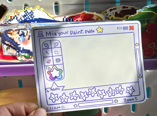 Mix Your Paint Palette Sticker