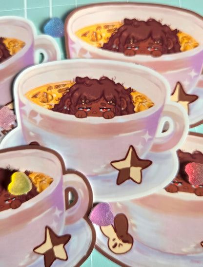 Cutie Coffee Time Sticker
