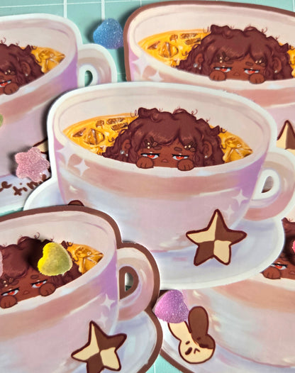 Cutie Coffee Time Sticker