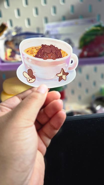 Cutie Coffee Time Sticker